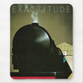 Exactitude Railway Poster Mouse Mat