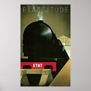 Exactitude Train Poster