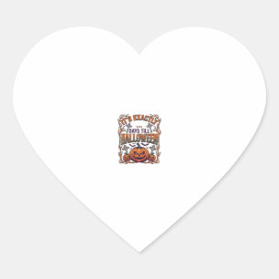 Exactly Days Till Halloween Jack Lantern Bats_1 Heart Sticker