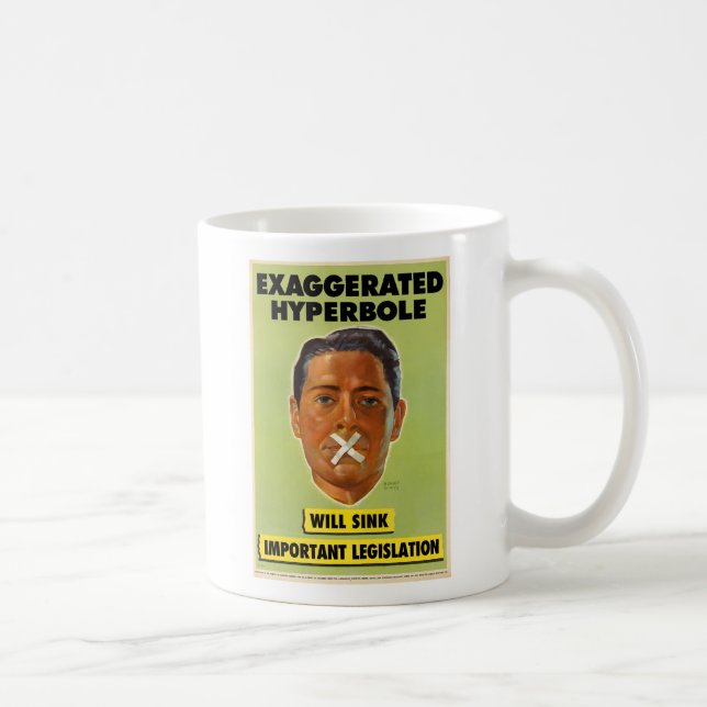 Exaggerated Hyperbole Mug (Right)
