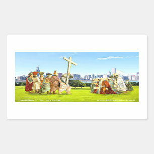 Exaltation of the Holy Cross   Rectangular Sticker