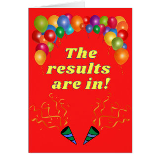 Exam Results Congratulations Card