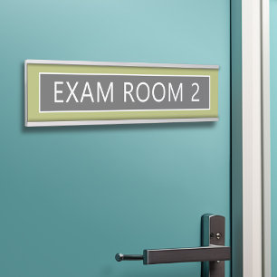 Exam Room Dentist Doctor Office CAN edit colour Door Sign