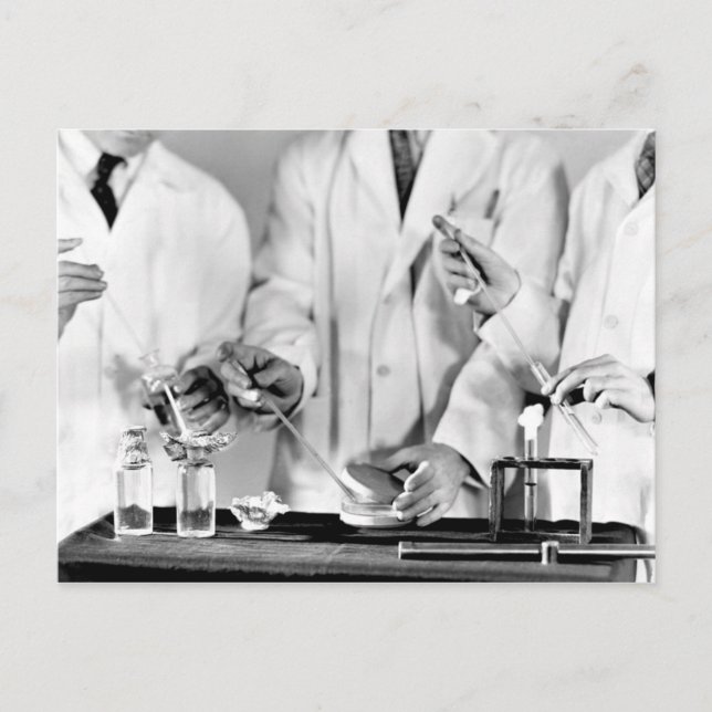 Examination of water for bacteria postcard (Front)