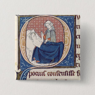 Examining a Patient 15 Cm Square Badge