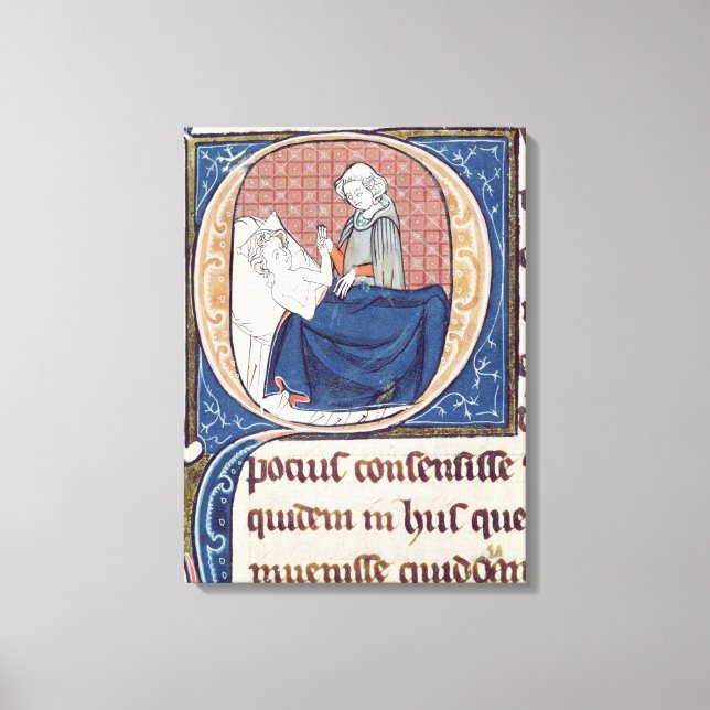 Examining a Patient Canvas Print (Front)