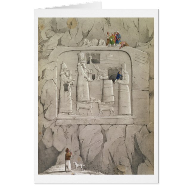 Examining an Assyrian Rock Sculpture, from 'Discov (Front)