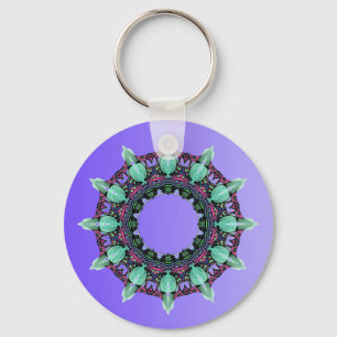 EXAMPLE ONLY COLOR gradients - violet Key Ring