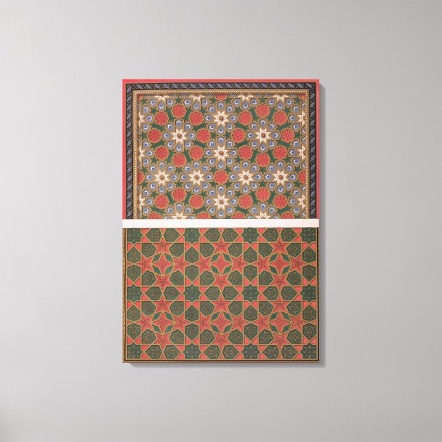 Examples of ceiling decorations, from 'Arab Art as Canvas Print (Front)