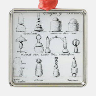 Examples of Topiary Work, 1902 (engraving) (b/w ph Metal Tree Decoration