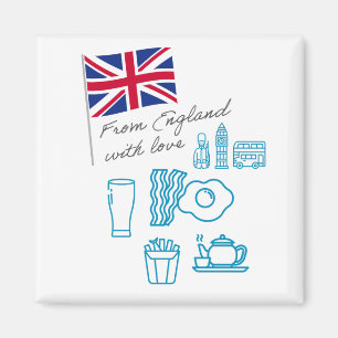 EXANGLIA (Blue + Grey) Magnet