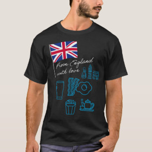 EXANGLIA (Blue + White) Basic T-Shirt
