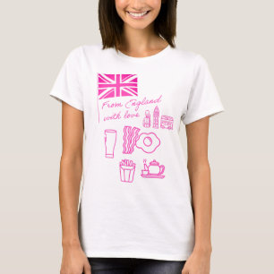EXANGLIA (Pink) Basic T-Shirt