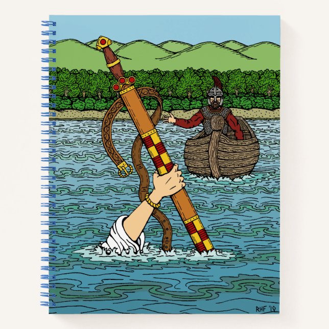 Excalibur and Arthur Notebook (Front)