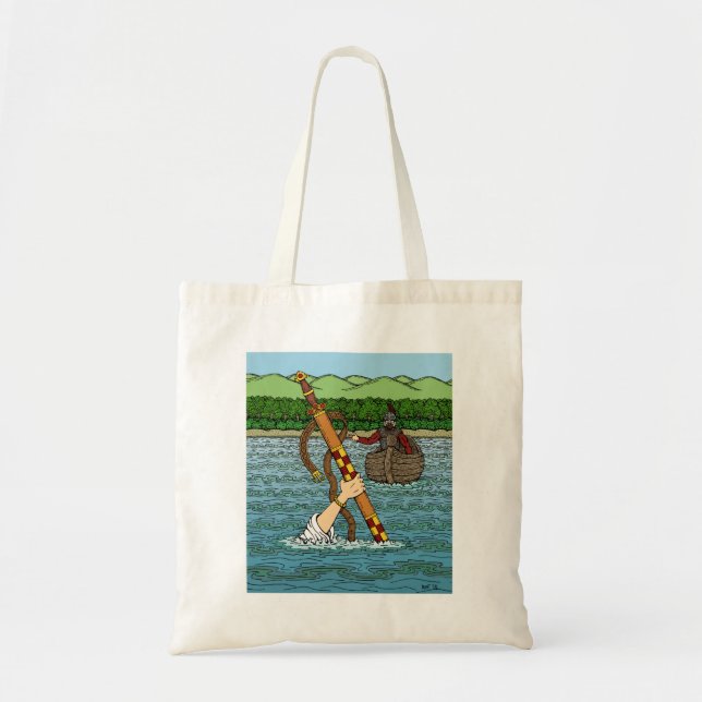 Excalibur and Arthur Tote Bag (Front)