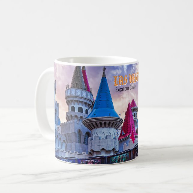 Excalibur Castle Las Vegas Coffee Mug (Front Left)
