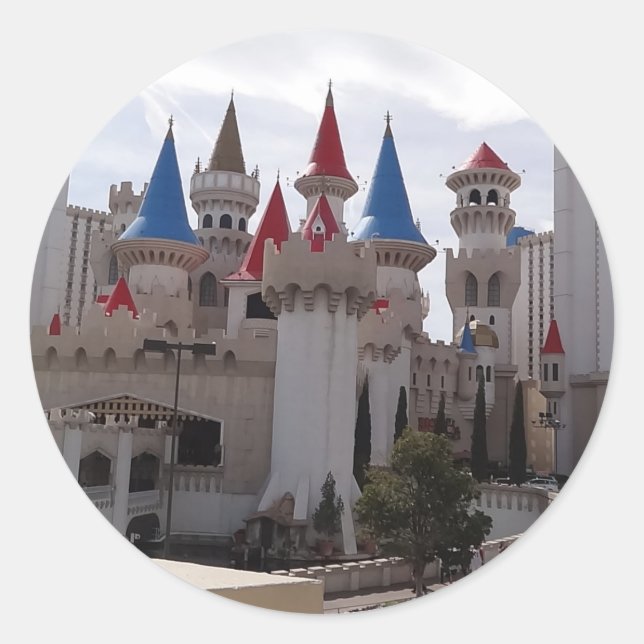 Excalibur Hotel #1-2 Stickers (Front)