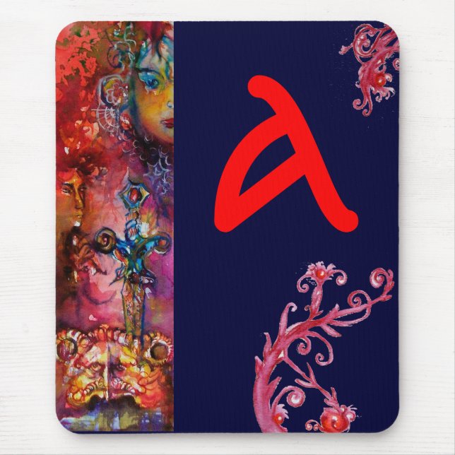 EXCALIBUR MONOGRAM MOUSE MAT (Front)