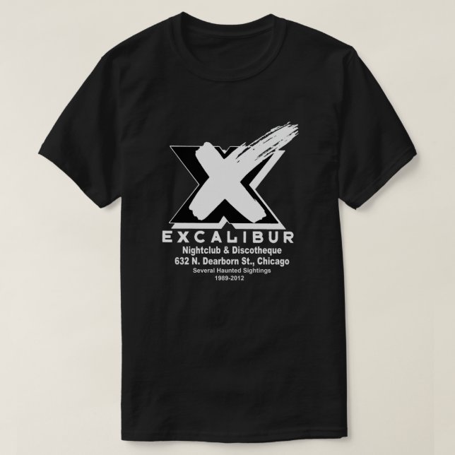 Excalibur Nightclub & Discotheque (1989-2012) T-Shirt (Design Front)