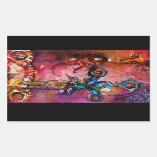 EXCALIBUR RECTANGULAR STICKER