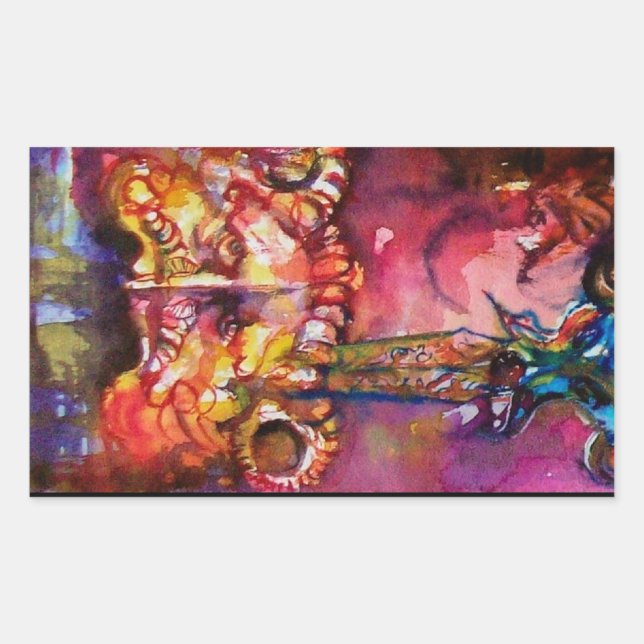 EXCALIBUR RECTANGULAR STICKER (Front)