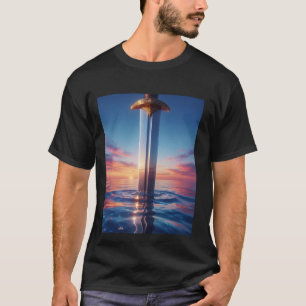 Excalibur's Reflection - Fantasy Sword at Sunset A T-Shirt