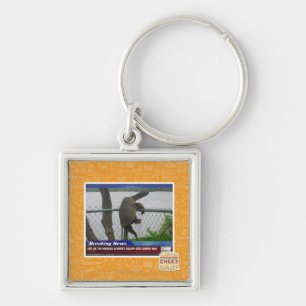 Excaping Turtle Key Ring