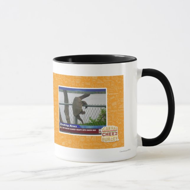 Excaping Turtle Mug (Right)
