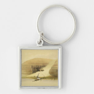 Excavated Temple of Abu Simbel, from "Egypt and Nu Key Ring