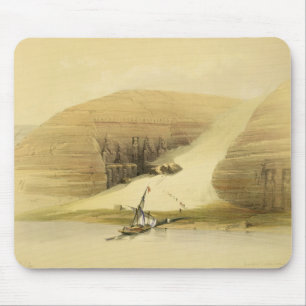 Excavated Temple of Abu Simbel, from "Egypt and Nu Mouse Mat