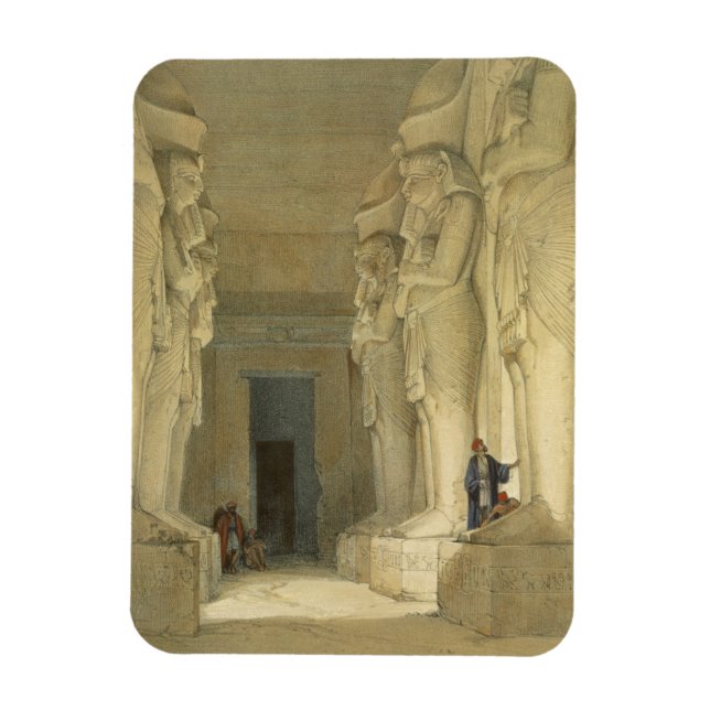 Excavated Temple of Gysha, Nubia, from "Egypt and Magnet (Vertical)