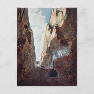 Excavation of Olive Mount, Miles from Postcard