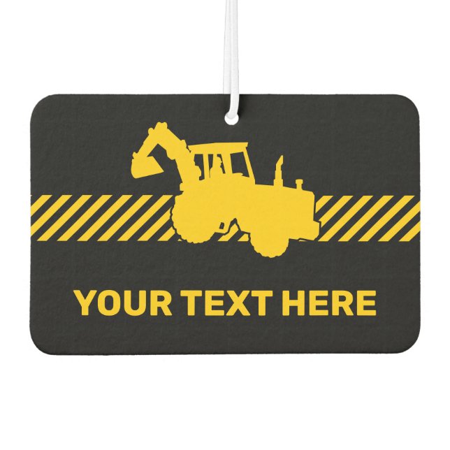 Excavator Car Air Freshener (Front)