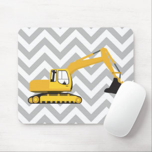 Excavator Construction Truck Mouse Mat