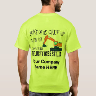 Excavator Equipment Operator T-Shirt