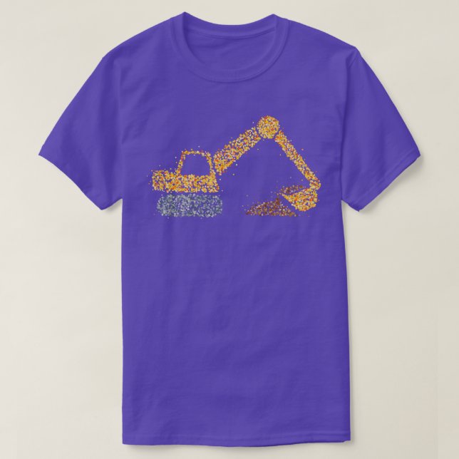 Excavator Excavator Drivers Excavator Operators T-Shirt (Design Front)