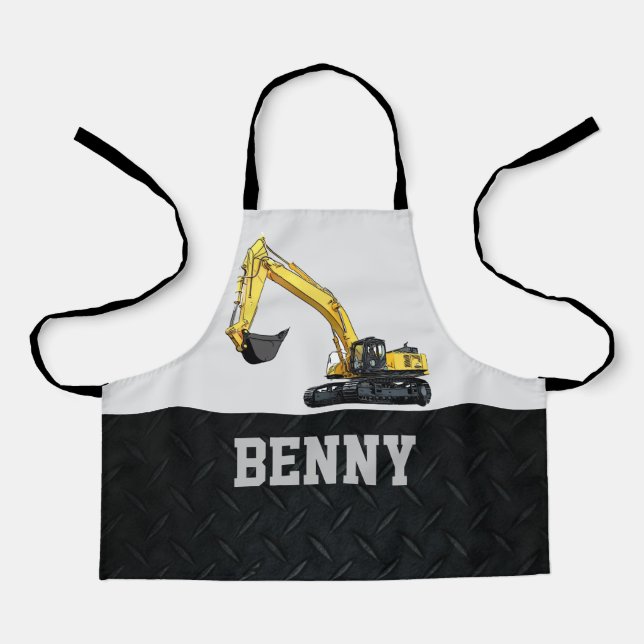 Excavator Heavy Equipment Operator Construction  Apron (Front)