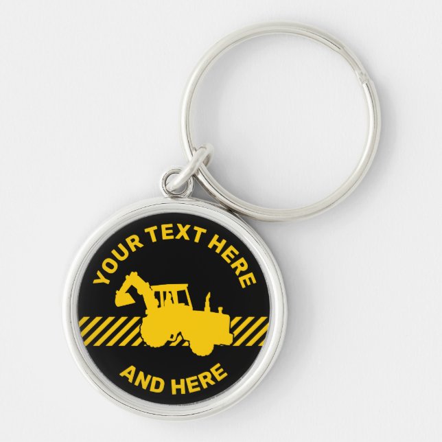 Excavator Key Ring (Front)