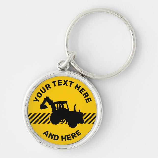 Excavator Key Ring (Front)