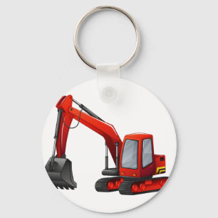 Excavator Key Ring