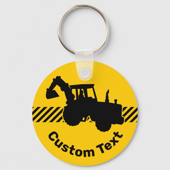 Excavator Keychain (Front)