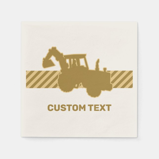Excavator Napkin (Front)