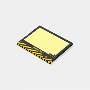 Excavator Post-it Notes