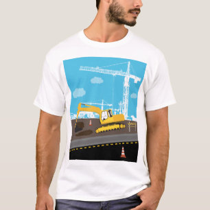 Excavator Truck Construction Trucks Site T-Shirt