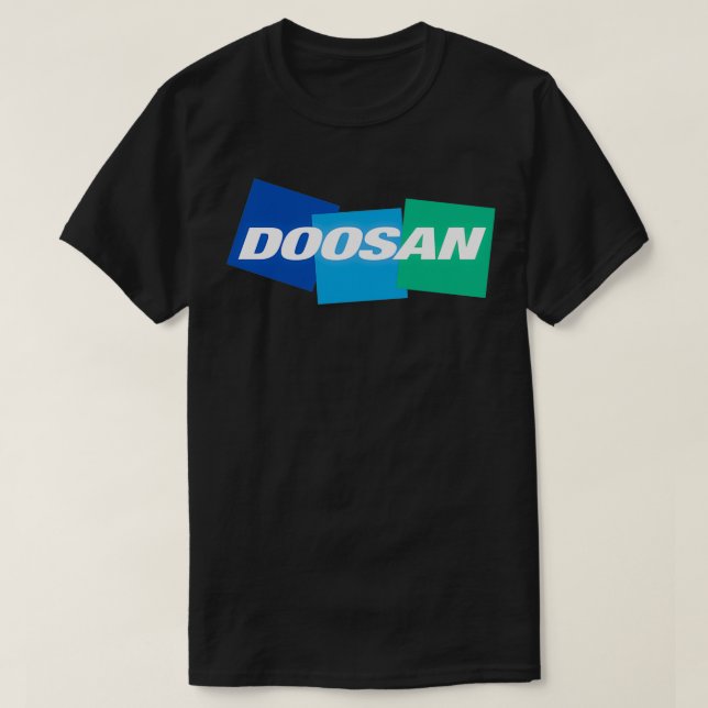 EXCAVATORS DOOSAN LOGO T-Shirt (Design Front)