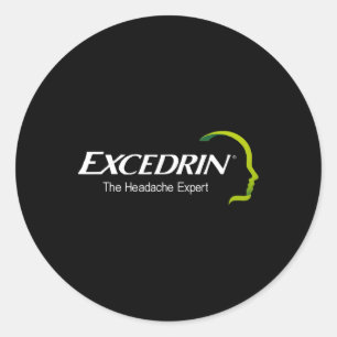 Excedrin Funny Group Nurse Pharmacy Halloween Cost Classic Round Sticker