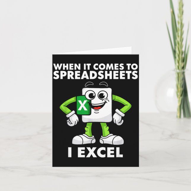 Excel Coworker Birthday Employee Farewell Goodbye  Card (Front)