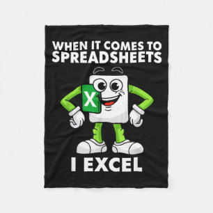Excel Coworker Birthday Employee Farewell Goodbye  Fleece Blanket