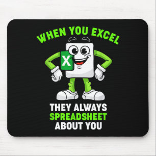 Excel Coworker Birthday Employee Farewell Goodbye  Mouse Mat
