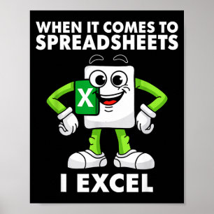 Excel Coworker Birthday Employee Farewell Goodbye Poster